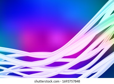 Dark Pink, Blue vector modern elegant layout. New colored illustration in blur style with gradient. Background for designs.