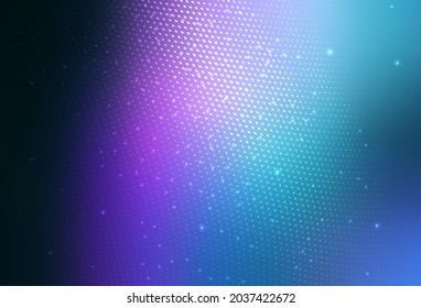 Dark Pink, Blue vector Modern abstract illustration with colorful water drops. Abstract illustration with colored bubbles in nature style. Elegant design for wallpapers.