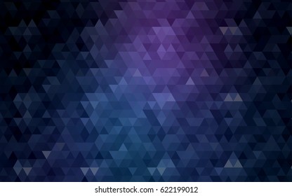 Dark Pink, Blue vector modern geometrical abstract background. Texture, brand-new background. Geometric background in Origami style with gradient. 