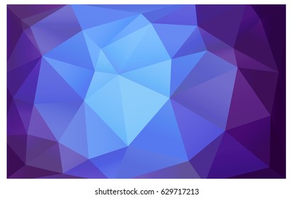 Dark Pink, Blue vector modern geometrical abstract background. Texture, new background. Geometric background in Origami style with gradient. 