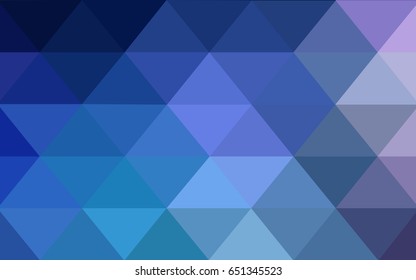 Dark Pink, Blue vector modern geometrical abstract background. Texture, new background. Geometric background in Origami style with gradient. 