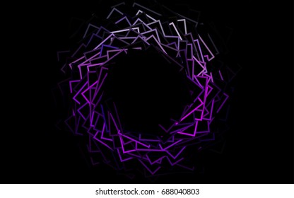 Dark Pink, Blue vector modern geometrical background. Abstract template. Geometric pattern in square style with gradient.