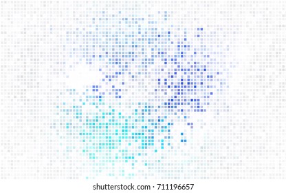 Dark Pink, Blue vector modern geometrical background. Abstract template. Geometric pattern in square style with gradient.