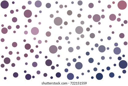 Dark Pink, Blue vector modern geometrical circle abstract background. Dotted texture template. Geometric pattern in halftone style with gradient. 