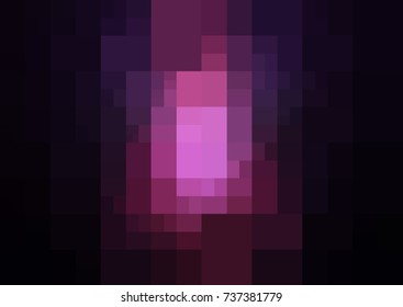 Dark Pink, Blue vector modern geometrical abstract background. Texture template. Geometric pattern in Origami style with gradient. 