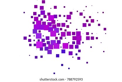 Dark Pink, Blue vector modern geometrical background. Abstract template. Geometric pattern in square style with gradient.