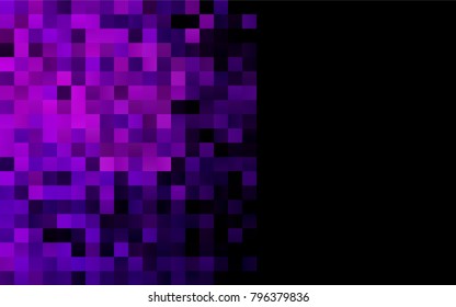 Dark Pink, Blue vector modern geometrical background. Abstract template. Geometric pattern in square style with gradient.