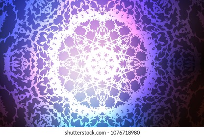 Dark Pink, Blue vector natural abstract design. Childish elegant natural pattern with gradient. The completely new template can be used for your brand book.