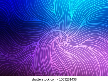 Dark Pink, Blue vector natural abstract pattern. Sketchy hand drawn doodles on blurred background. The textured pattern can be used for website.