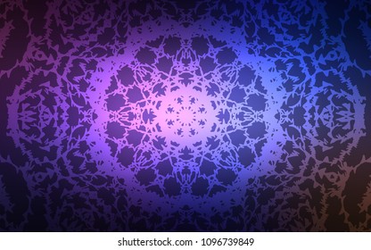 Dark Pink, Blue vector natural elegant template. Creative illustration in blurred style with doodles made by child. The doodle design can be used for your web site.