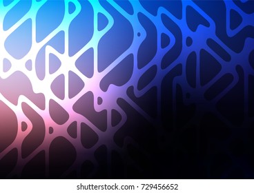Dark Pink, Blue vector natural abstract background. Geometric doodle illustration in Origami style with gradient. The completely new template can be used for your brand book.