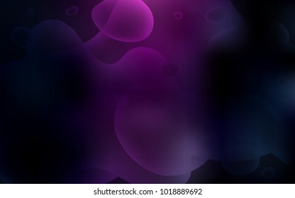 Dark Pink, Blue vector pattern with lamp shapes. A vague circumflex abstract illustration with gradient. A new texture for your  ad, booklets, leaflets.