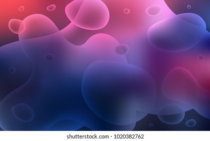 Dark Pink, Blue vector pattern with lamp shapes. An elegant bright illustration with gradient. A new texture for your  ad, booklets, leaflets.