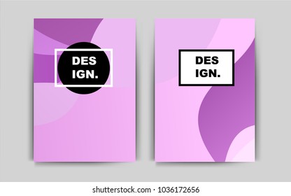Dark Pink, Blue vector pattern for posters. Web interface on abstract background with colorful gradient. Beautiful design for cover of notepads.