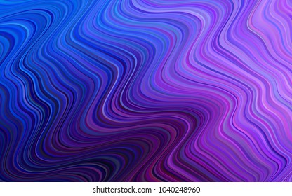 Dark Pink, Blue vector pattern with bubble shapes. Creative illustration in halftone marble style with gradient. Pattern for your business design.