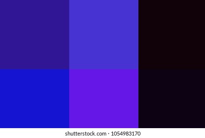 Dark Pink, Blue vector pattern with spectrum of colors. Shining palette with spectrum of colors. Set of colors for clever designers.