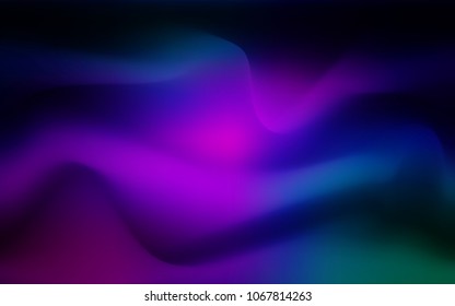 Dark Pink, Blue vector pattern with lines, ovals. A completely new color illustration in marble style. Marble design for your web site.