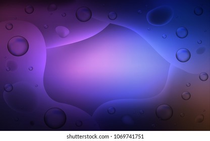 Dark Pink, Blue vector pattern with bent ribbons. A completely new color illustration in memphis style. A completely new memphis design for your business.