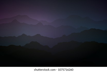 Dark Pink, Blue vector pattern with lava shapes. A sample with blurred bubble shapes. The template for cell phone backgrounds.
