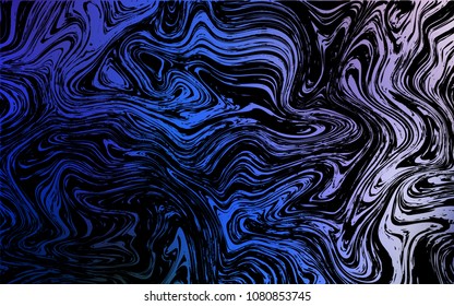 Dark Pink, Blue vector pattern with lava shapes. Shining illustration, which consist of blurred lines, circles. The template for cell phone backgrounds.