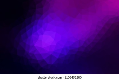 Dark Pink, Blue vector Pattern.  triangular template. Geometric sample. Repeating routine with triangle shapes. New texture for your design. Pattern can be used for background.