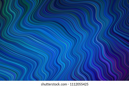 Dark Pink, Blue vector pattern with bubble shapes. A vague circumflex abstract illustration with gradient. Memphis design for your web site.