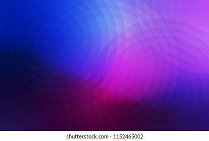 Dark Pink, Blue vector pattern with spheres. Glitter abstract illustration with blurred drops of rain. Pattern can be used for futuristic ad, booklets.