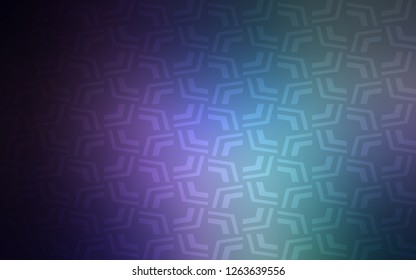 Dark Pink, Blue vector pattern with lines, ovals. Brand new colored illustration in marble style with gradient. Marble design for your web site.