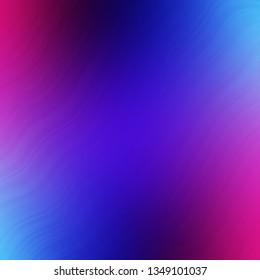 Dark Pink, Blue vector pattern with curves. Illustration in halftone style with gradient curves. Pattern for commercials, ads.