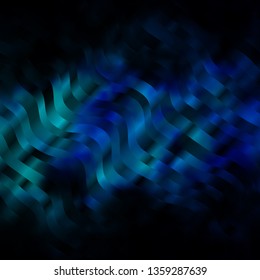 Dark Pink, Blue vector pattern with wry lines. Colorful abstract illustration with gradient curves. Pattern for websites, landing pages.