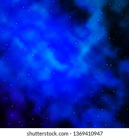 Dark Pink, Blue vector pattern with abstract stars. Decorative illustration with stars on abstract template. Pattern for new year ad, booklets.