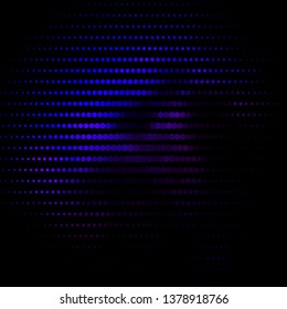 Dark Pink, Blue vector pattern with circles. Glitter abstract illustration with colorful drops. Pattern for wallpapers, curtains.