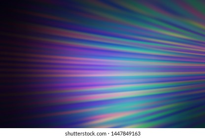Dark Pink, Blue vector pattern with sharp lines. Colorful shining illustration with lines on abstract template. Pattern for ad, booklets, leaflets.