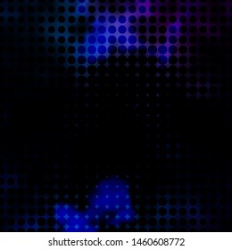 Dark Pink, Blue vector pattern with circles. Abstract illustration with colorful spots in nature style. Pattern for websites, landing pages.
