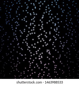 Dark Pink, Blue vector pattern with abstract stars. Colorful illustration with abstract gradient stars. Pattern for websites, landing pages.