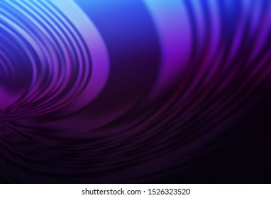 Dark Pink, Blue vector pattern with curved lines. Colorful illustration in simple style with gradient. Pattern for your business design.
