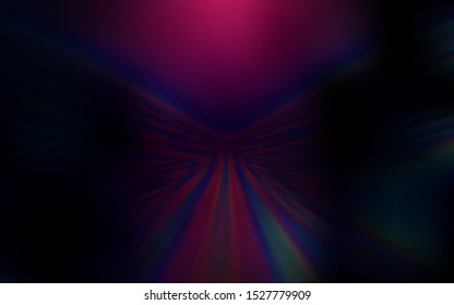 Dark Pink, Blue vector pattern with lines. Glitter abstract illustration with wry lines. A completely new design for your business.