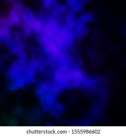 Dark Pink, Blue vector pattern with spheres. Abstract illustration with colorful spots in nature style. Design for posters, banners.