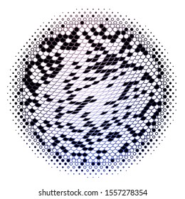 Dark Pink, Blue vector pattern with circles. Illustration with set of shining colorful abstract spheres. New template for your brand book.
