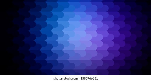Dark Pink, Blue vector pattern with lines. Gradient illustration with straight lines in abstract style. Best design for your posters, banners.