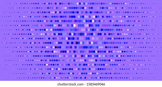 Dark Pink, Blue vector pattern with spheres. Modern abstract illustration with colorful circle shapes. Pattern for business ads.