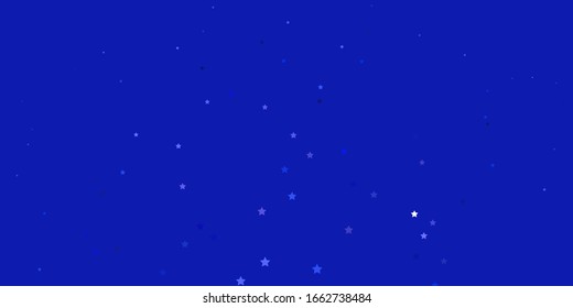 Dark Pink, Blue vector pattern with abstract stars. Modern geometric abstract illustration with stars. Pattern for websites, landing pages.