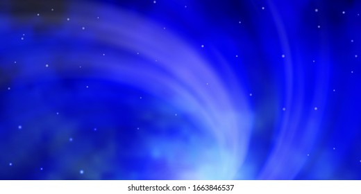 Dark Pink, Blue vector pattern with abstract stars. Blur decorative design in simple style with stars. Pattern for wrapping gifts.