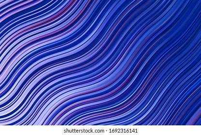 Dark Pink, Blue vector pattern with lava shapes. Colorful illustration in abstract marble style with gradient. Marble design for your web site.