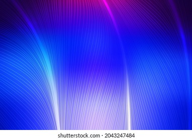 Dark Pink, Blue vector pattern with curved lines. A completely new colorful illustration in simple style. Texture for booklets, leaflets.