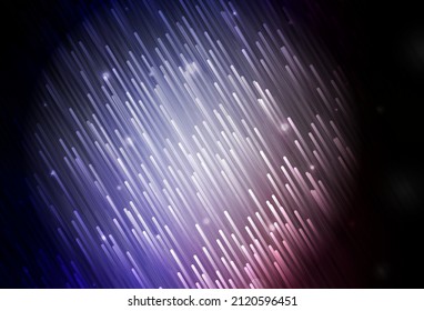 Dark Pink, Blue vector pattern with sharp lines. Shining colored illustration with sharp stripes. Smart design for your business advert.