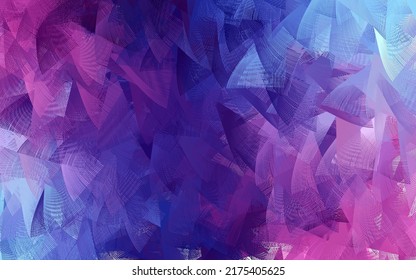 Dark Pink, Blue vector pattern with random forms. Modern abstract illustration with colorful random forms. Simple design for your web site.