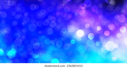 Dark Pink, Blue vector pattern with circles. Abstract illustration with colorful spots in nature style. Design for posters, banners.