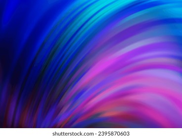 Dark Pink, Blue vector pattern with lamp shapes. Shining crooked illustration in marble style. Brand new design for your ads, poster, banner.