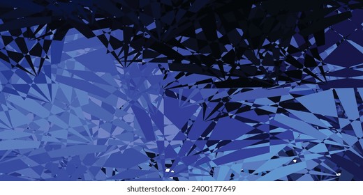 Dark Pink, Blue vector pattern with abstract shapes. Modern abstract illustration with gradient random forms. Simple illustration for your web site.